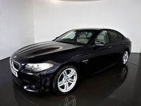 used BMW 530 5 Series 3.0 D M SPORT 4d AUTO-2 OWNER CAR-OYSTER DAKOTA LEATHER-19" ALLOYS-REVERSE CAMERA-ELECTRIC MEMORY Saloon