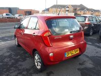 Used Kia Picanto 85 HP (62 kW) 2013 Red Hatchback