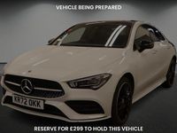 Used Mercedes CLA250e AMG line 218 HP (160 kW) 2022 Digital white Sedan
