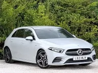 Used Mercedes A35 AMG Executive 306 HP (225 kW) 2021 White Hatchback