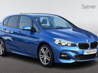 Used BMW 218 Active Tourer M Sport 138 HP (101 kW) 2019 Blue MPV