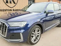 Used Audi Q7 S-Line 286 HP (210 kW) 2022 Blue SUV