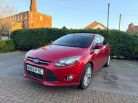 Used Ford Focus Zetec 2014 Red Hatchback