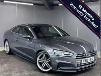 Used Audi A5 S-Line 187 HP (137 kW) 2019 Grey Coupe