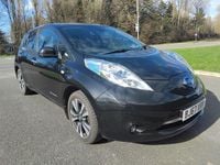 Used Nissan Leaf Tekna 80 kW (109 HP) 2017 Black Hatchback