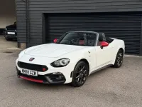 Used Abarth 124 Spider 170 HP (125 kW) 2018 White Cabriolet