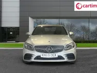 Used Mercedes C200 AMG line 184 HP (135 kW) 2019 Silver Sedan