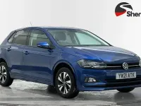 Used VW Polo Match 95 HP (69 kW) 2021 Blue Hatchback