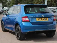 Used Skoda Fabia Monte Carlo 108 HP (79 kW) 2016 Blue Hatchback
