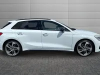 Used Audi A3 Black Edition 148 HP (108 kW) 2024 Glacier white Hatchback