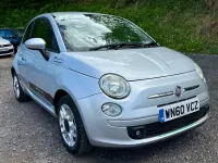 Used Fiat 500 S 69 HP (50 kW) 2010 Silver Hatchback