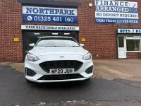 Used Ford Focus ST-Line X 125 HP (91 kW) 2020 White Hatchback