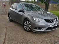 Used Nissan Pulsar Tekna 115 HP (84 kW) 2015 Grey Hatchback