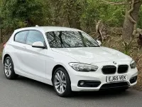 Used BMW 116 Sport Line 2015 White Hatchback