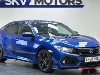 Used Honda Civic SR 126 HP (92 kW) 2018 Blue Hatchback