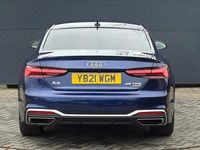 Used Audi A5 S-Line 261 HP (191 kW) 2021 Blue Coupe