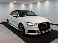 Begagnad Audi A3 Cabriolet S-Line 2017 Vit Cab