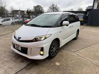 Used Toyota Estima Hybrid 2014 Pearl white MPV