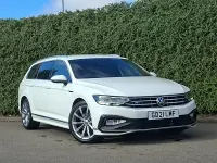 Used VW Passat R-line 150 HP (110 kW) 2021 White Estate