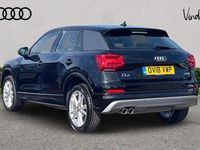 Used Audi Q2 S-Line 150 HP (110 kW) 2018 Mythos black, metallic SUV
