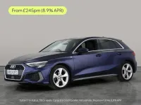 Used Audi A3 S-Line 150 HP (110 kW) 2023 Blue Sedan