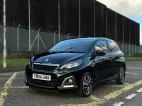 Used Peugeot 108 Allure 82 HP (60 kW) 2014 Black Hatchback