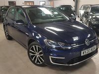 Begagnad VW e-Golf 99 kW (135 HK) 2020 Blå Halvkombi