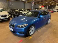 Used BMW 218 M Sport 136 HP (100 kW) 2015 Blue Coupe