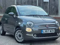 Used Fiat 500 Lounge 69 HP (50 kW) 2017 Grey Hatchback