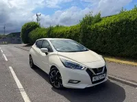 Used Nissan Micra Acenta 92 HP (67 kW) 2022 White Hatchback