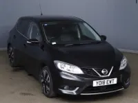 Used Nissan Pulsar Tekna 115 HP (84 kW) 2018 Black Hatchback