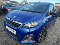 Begagnad Peugeot 108 Allure 72 HK (52 kW) 2019 Blå Halvkombi