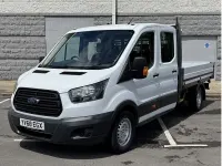 Used Ford Transit 130 HP (95 kW) 2019 White Cabriolet