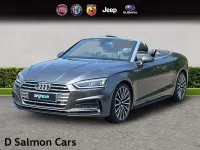 Used Audi A5 Cabriolet S-Line 187 HP (137 kW) 2019 Grey Cabriolet