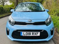 Used Kia Picanto 66 HP (48 kW) 2018 Blue Hatchback