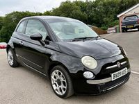 Gebraucht Fiat 500 Lounge 69 PS (50 kW) 2009 Schwarz Kleinwagen