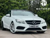 Used Mercedes E350 AMG line 2016 White Cabriolet
