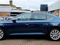 Used Skoda Superb SE L 150 HP (110 kW) 2023 Petrol blue metallic Hatchback