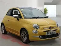 Used Fiat 500 Lounge 69 HP (50 kW) 2016 Yellow Hatchback