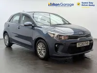 Used Kia Rio 99 HP (72 kW) 2020 Blue Hatchback