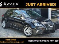 Begagnad Seat Ibiza Design 75 HK (55 kW) 2017 Svart Halvkombi