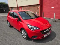 Used Vauxhall Corsa Design Edition 75 HP (55 kW) 2015 Red Hatchback