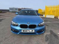 Used BMW 118 Comfort Edition 2017 Blue Hatchback