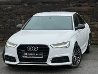 Used Audi A6 Black Edition 272 HP (200 kW) 2018 White Sedan