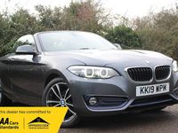 Used BMW 218 Sport Line 2019 Grey Cabriolet