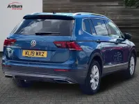 Usado VW Tiguan Allspace Match 150 HP (110 kW) 2019 Azul SUV