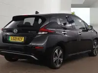 Used Nissan Leaf N-Connecta 160 kW (218 HP) 2021 Black Hatchback