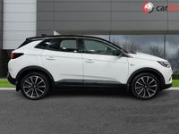 used Vauxhall Grandland X 1.2 ULTIMATE 5d 129 BHP Touchscreen, Apple CarPlay / Android Auto, Reverse Camera, Leather Interior, Front and Rear Park Sensors White Jade, 19-Inch Alloy Wheels