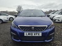 Used Peugeot 308 GT-line 130 HP (95 kW) 2018 Blue Hatchback