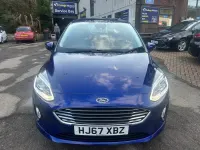 Used Ford Fiesta Zetec 100 HP (73 kW) 2018 Blue Hatchback